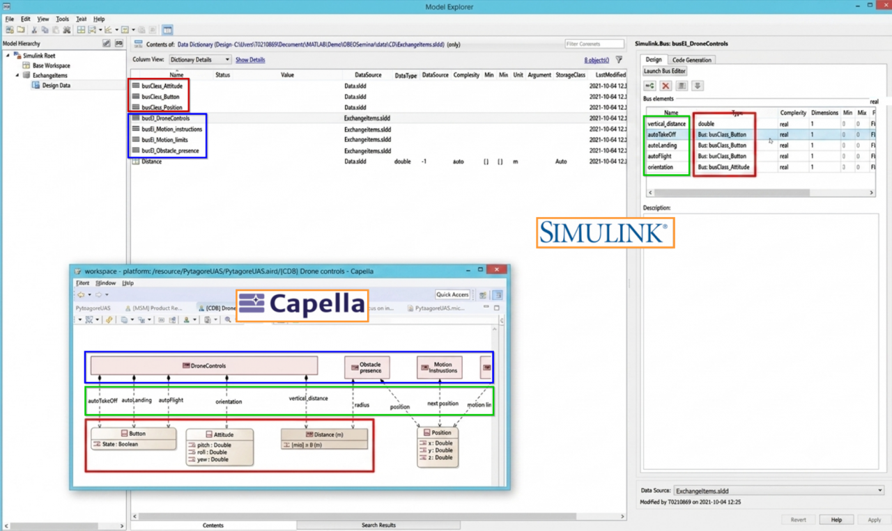 Import from Capella to Simulink