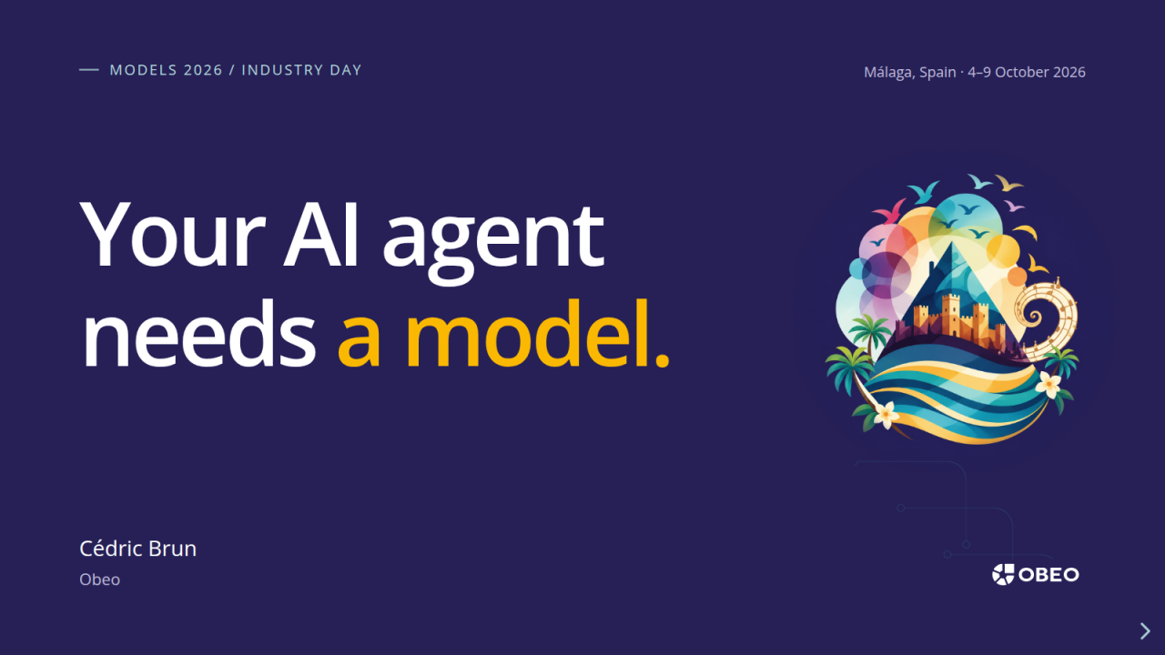Your AI agent needs a model - Talk at Models 2026
